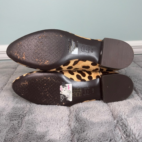 Tory Burch Orsay Ankle Bootie Leopard Print Calf-Hair Chelsea size 6.5 Boots - Picture 7 of 9